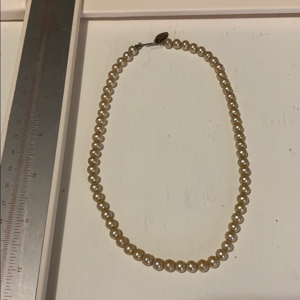 Vintage Faux Pearl Necklace